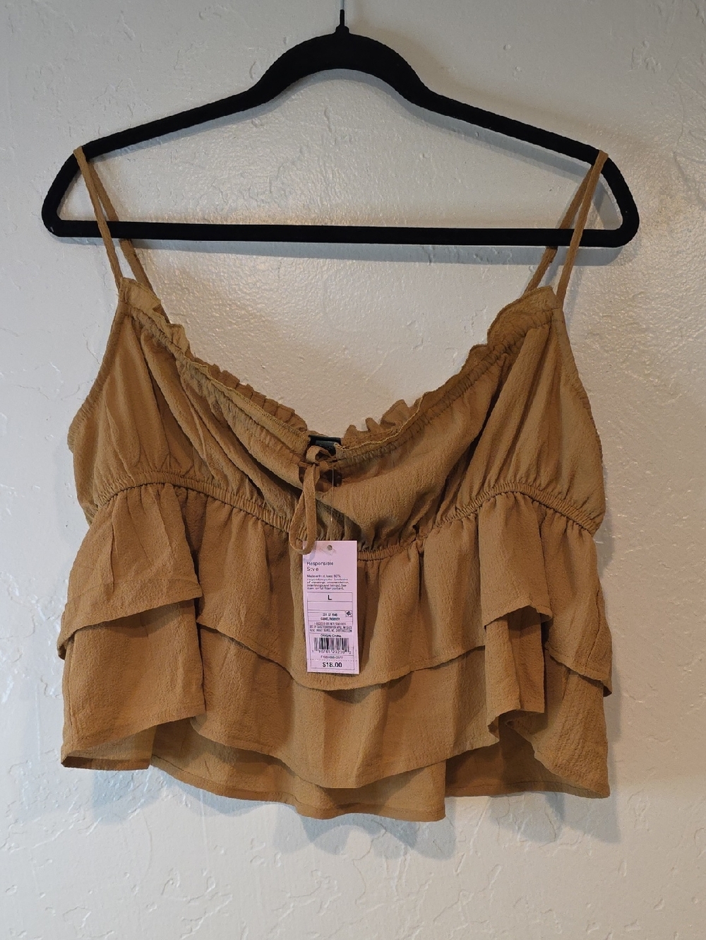 Wild Fable Women’s Tiered Ruffle Cami Top